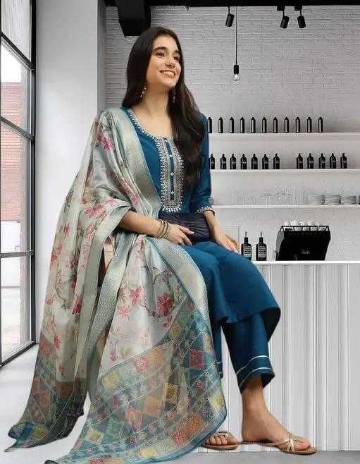 Ynf Reyon Cotton KESH517 K2 Suits & Dresses Wholesale Ladies Suits Embroidery Suits Ladies Salwar Suits Manufacturer