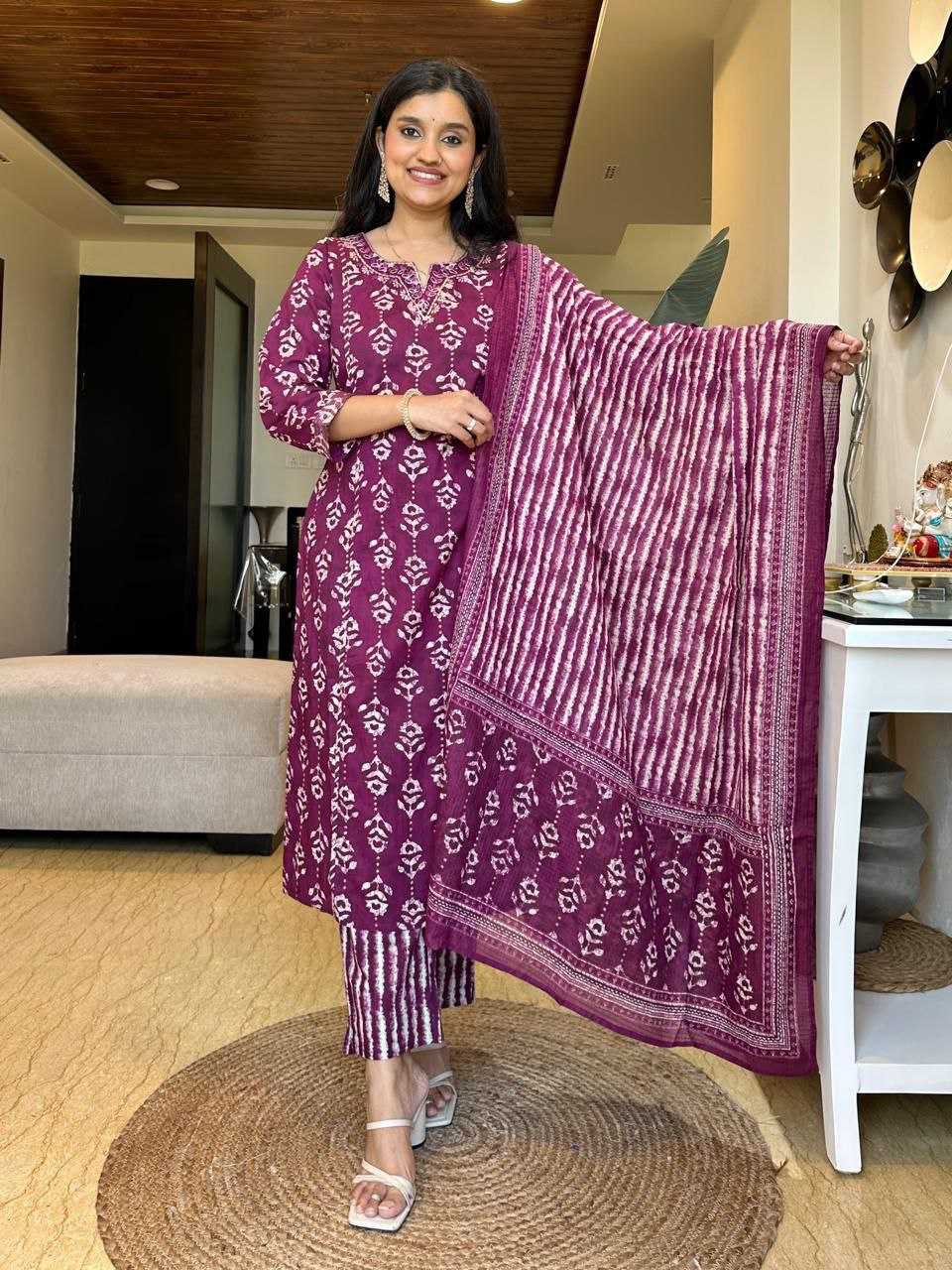 Ynf Reyon Cotton KESH536 WISKI Kurti Wholesale Cotton Kurtis Kurti With Pants Manufacturer