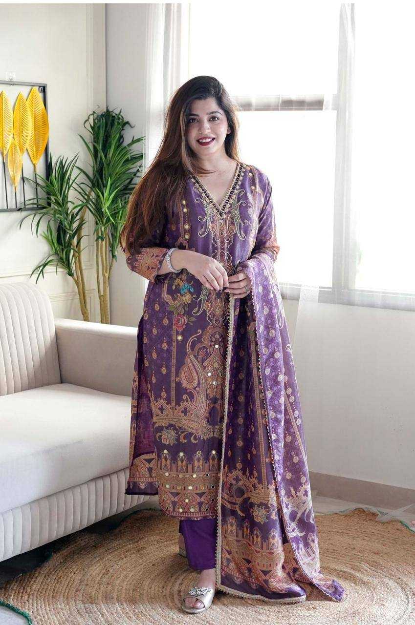 Ynf Satin KESH501 famina Suits & Dresses Wholesale Ladies Suits Party wear suits Designer Suits Manufacturer