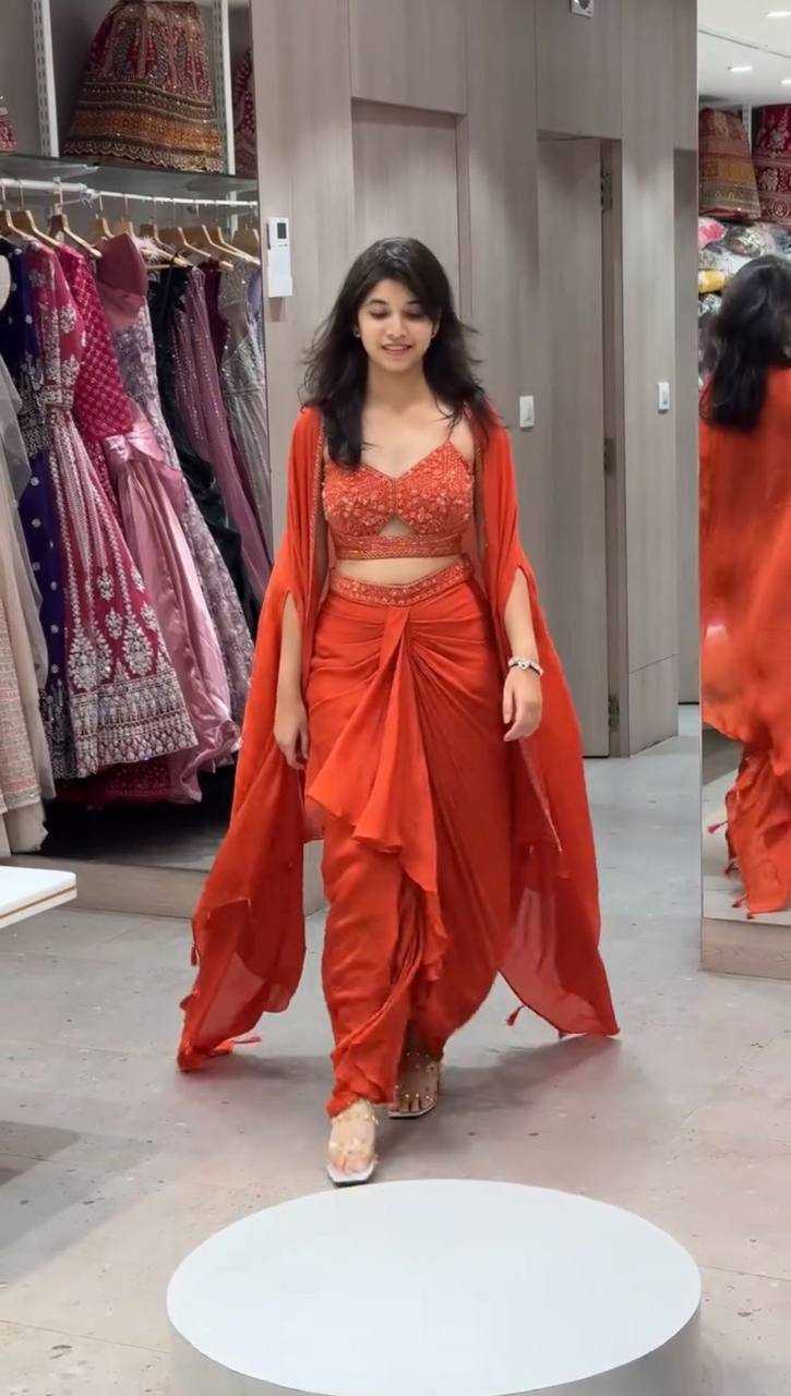 Ynf Satin Silk RIN162 5842 Suits & Dresses Wholesale Indo Western Dresses Party Wear Dresses Wedding guest dresses Manufacturer