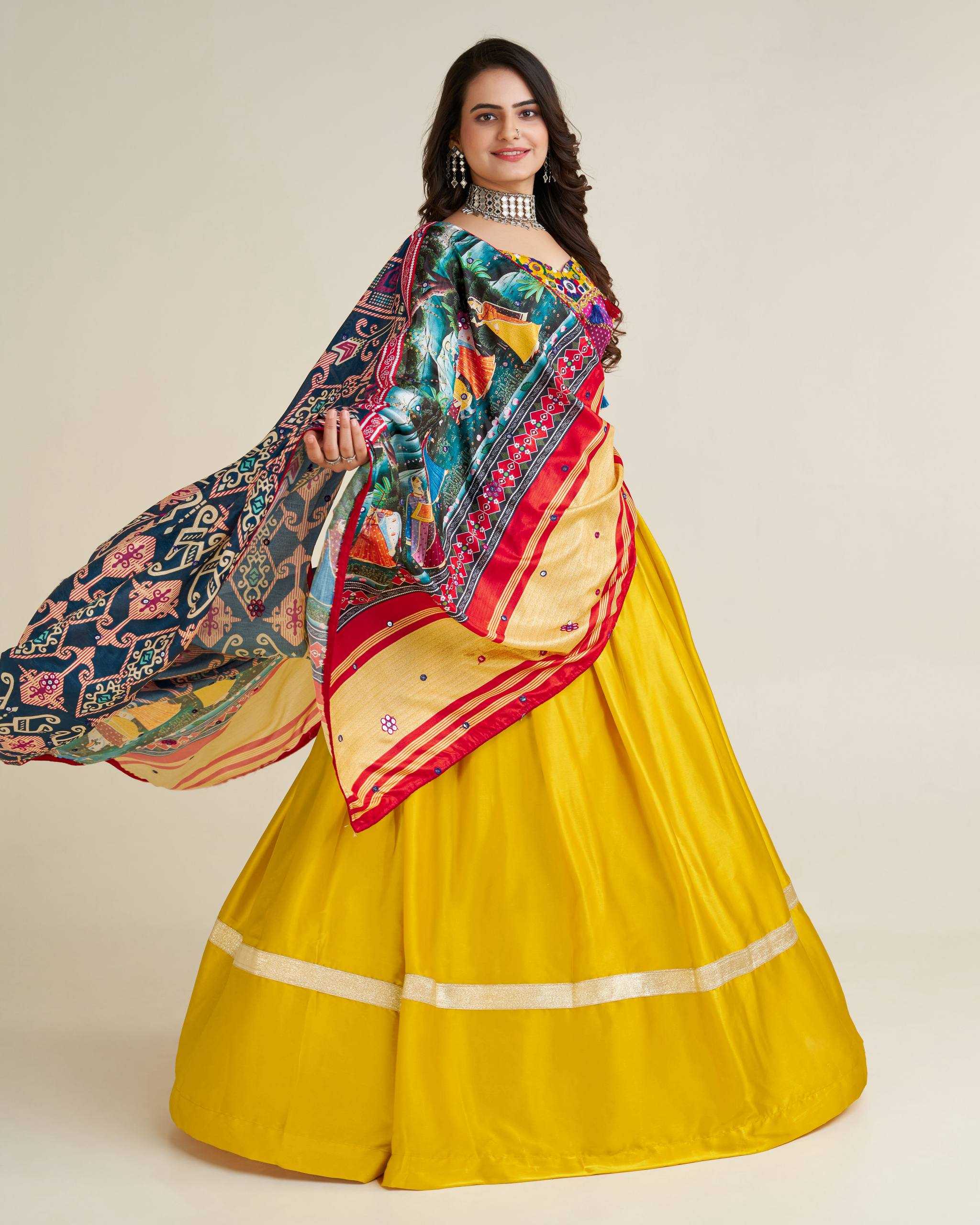 Ynf Satin Silk RIN213 L269 Festive Collections Wholesale Navratri Chaniya Choli Manufacturer