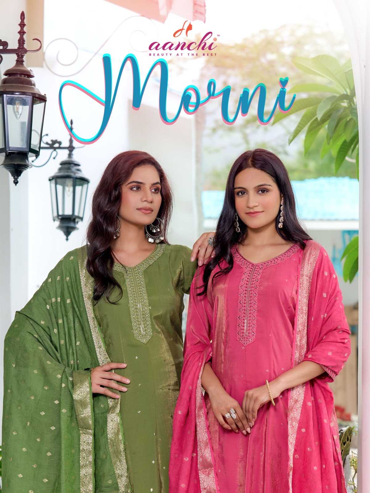 Ynf Shimmer silk RIN190 AANCHI MORNI Setwise Collections Wholesale Dresses & Suits Catalogs Manufacturer