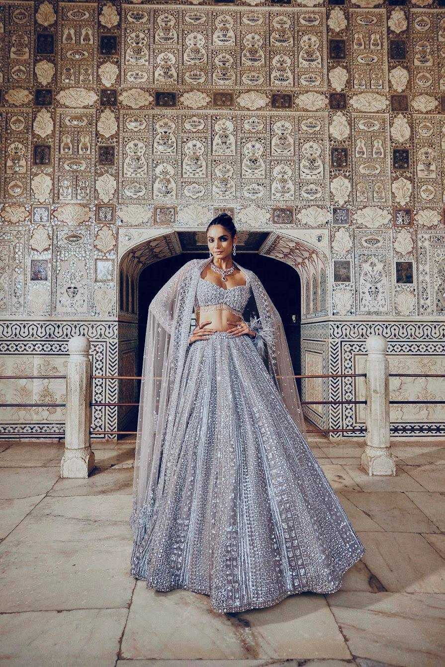 Ynf Shimmer silk RIN213 H86 Lehengas Wholesale Silk Lehenga Sequins Lehenga Manufacturer