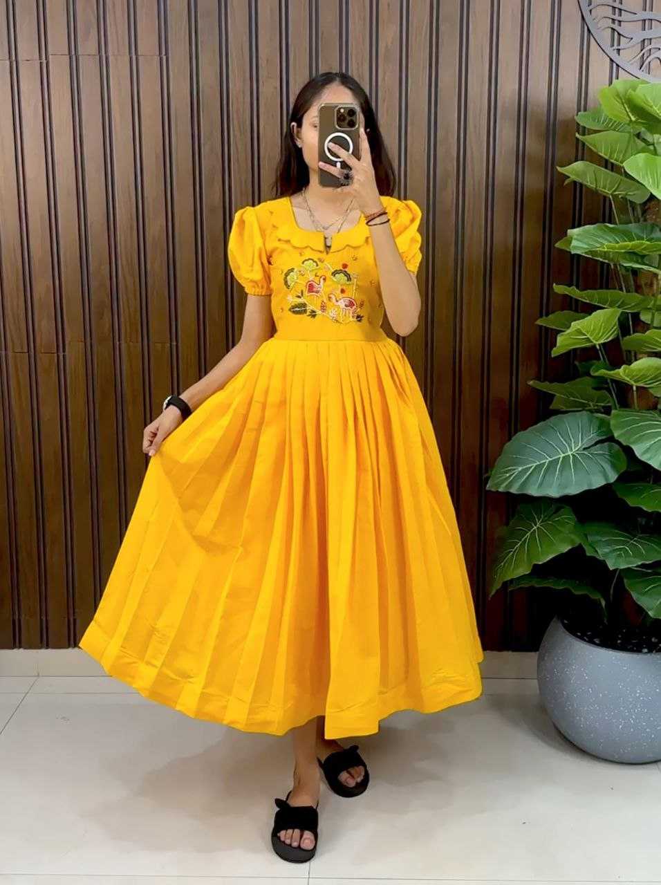 Ynf Silk Cotton RIN161 finishing Suits & Dresses Western Wears Festive Collections Wholesale Tops Cotton Dresses Silk Dresses Manufacturer