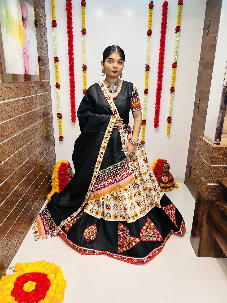Ynf Silk Cotton RIN227 7038 Lehengas Festive Collections Wholesale Chaniya Choli Navratri Chaniya Choli Manufacturer