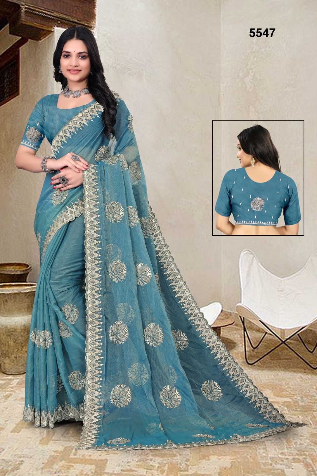Ynf Silk KESH114 5547 Silk Sarees Wholesale Zari Border Silk Sarees Embroidered Silk Sarees Silk Sarees With Stone Work Manufacturer