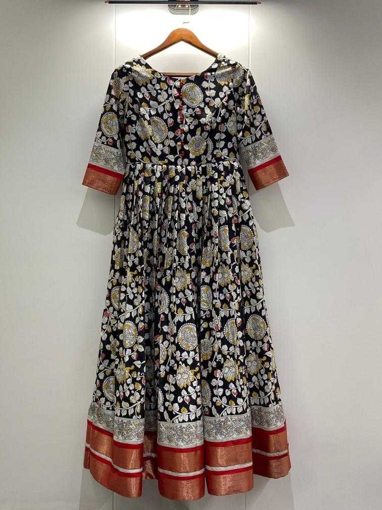 Ynf Silk KESH249 55 Gowns Plus Size Collections Wholesale Printed Gowns Designer Gowns Silk Gowns Manufacturer
