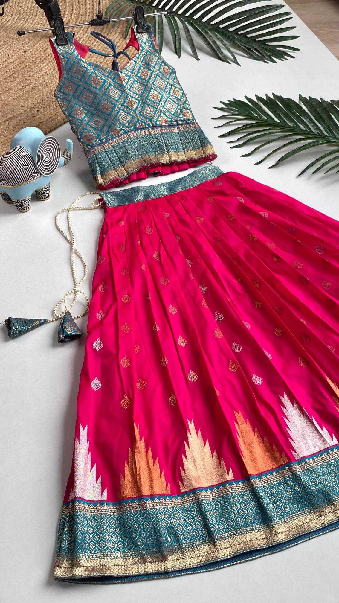 Ynf Silk KESH249 K Amisha Kids Wear Wholesale Kids Lehenga Kids Lehenga Choli Baby Girl Lehenga Manufacturer