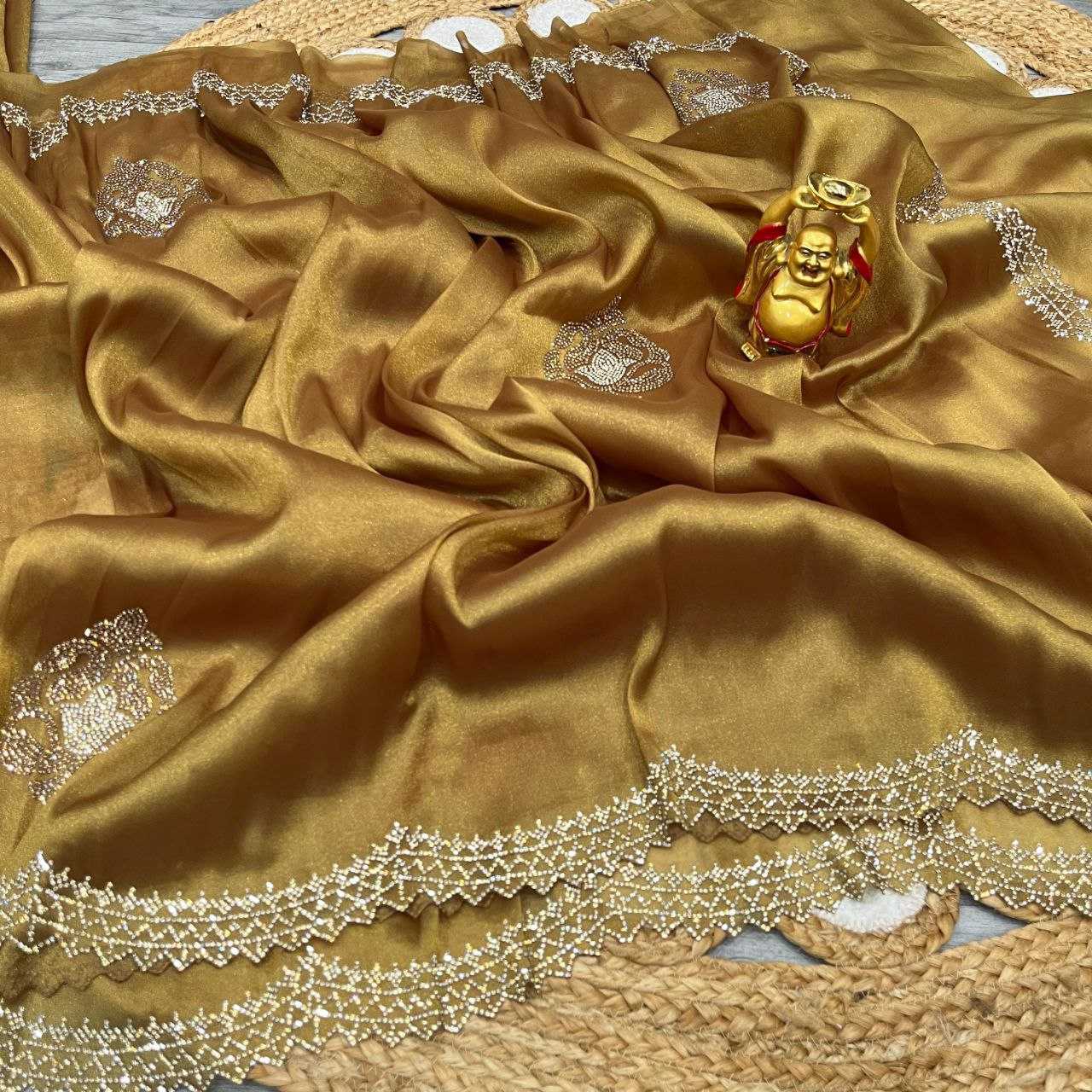 Ynf Silk KESH486 glamorous Sarees Wholesale Party Wear Sarees Fancy Sarees Stone Work Saree Manufacturer