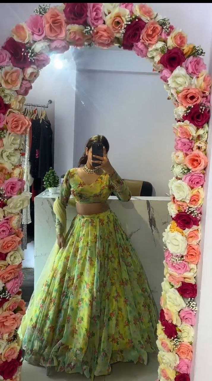 Ynf Silk KESH508 1030 Lehengas Wholesale Fancy Lehenga Silk Lehenga Printed Lehenga Manufacturer