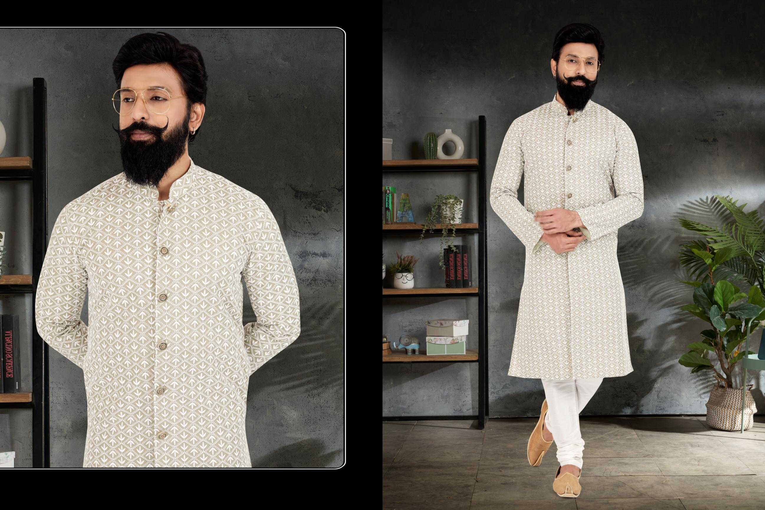 Ynf Silk RIN223 3041B Mens Wear Wholesale Mens Kurtas Mens Kurta Pyjama Men Wedding kurta Manufacturer