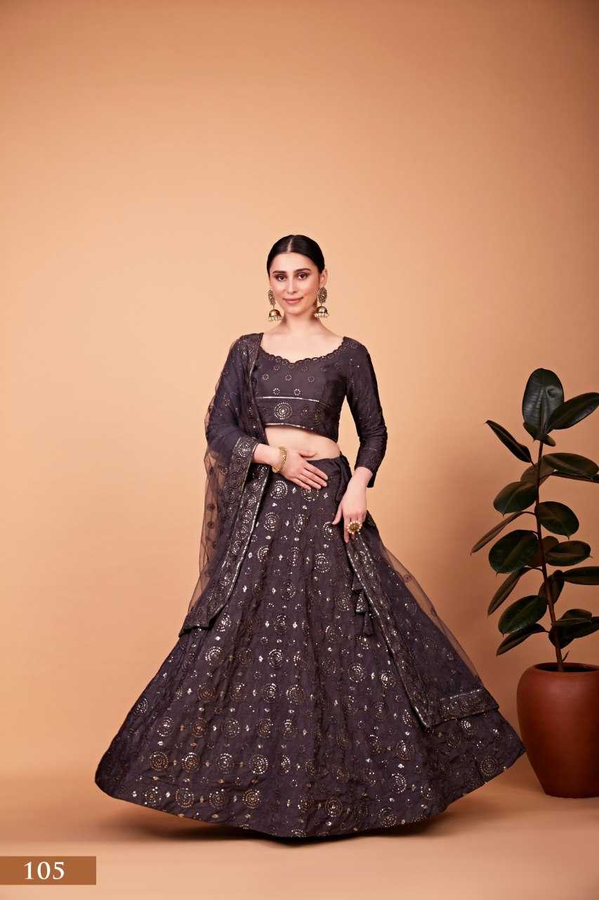 Ynf Silk RIN227 105 Lehengas Wholesale Traditional Lehenga Embroidered Lehenga Sequins Lehenga Manufacturer
