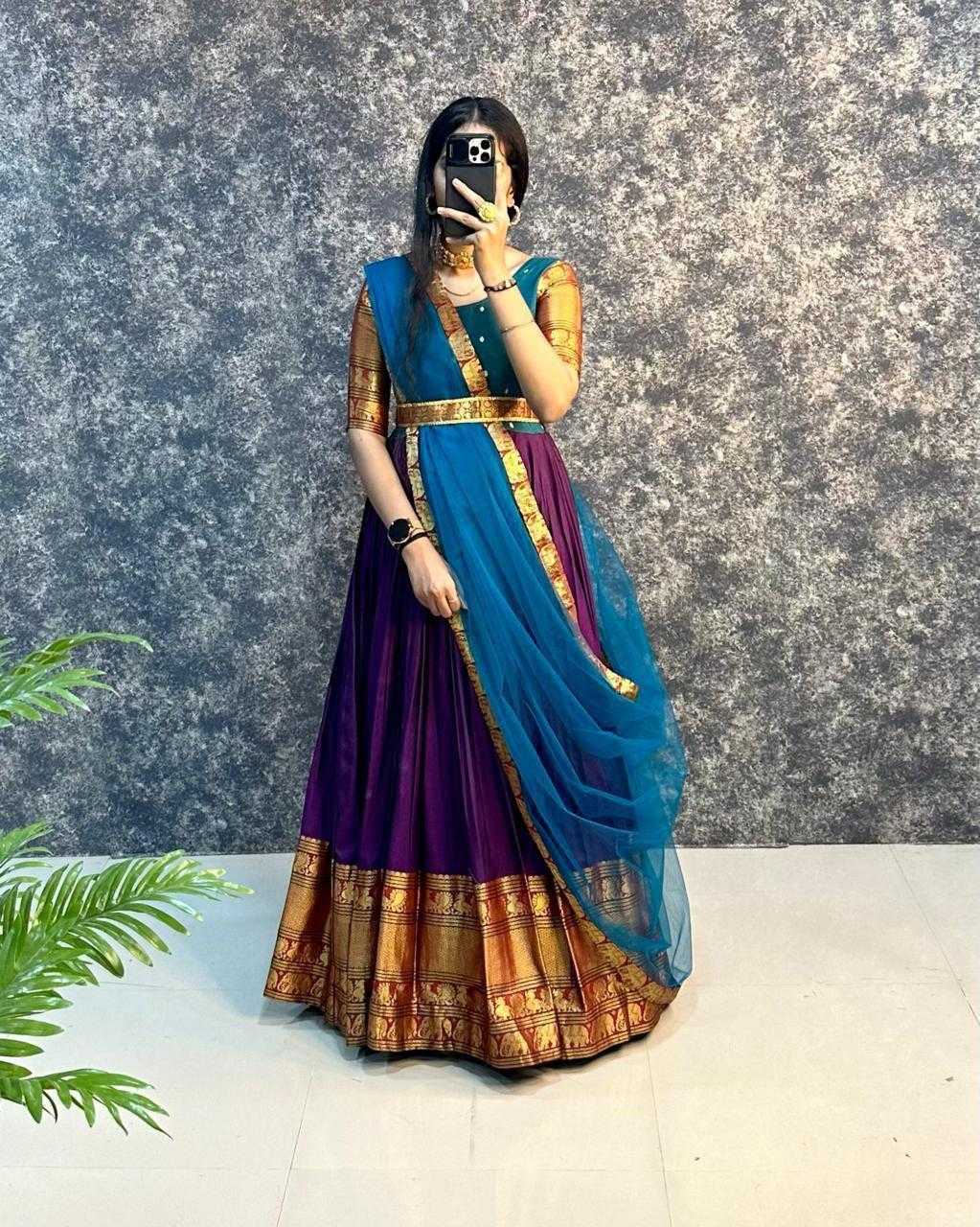 Ynf Silk RIN235 NARAYAN Kids Wear Wholesale Kids Gown Kids Ethnic Gowns Manufacturer
