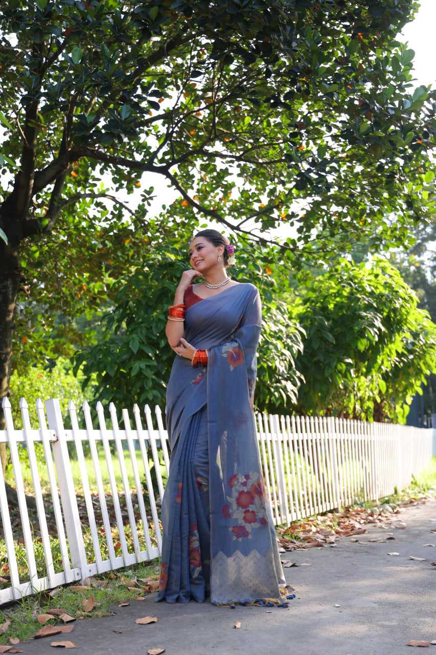 Ynf Soft Cotton KESH505 Muga Cotton 225 Sarees Wedding Collections Festive Collections Wholesale Cotton Sarees Zari Sarees Sarees With Blouse Manufacturer