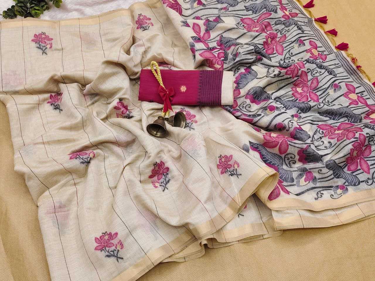 Ynf Soft Cotton KESH505 MUGA COTTON 501 Sarees Wedding Collections Festive Collections Wholesale Zari Border Sarees Cotton Sarees Sarees With Blouse Manufacturer