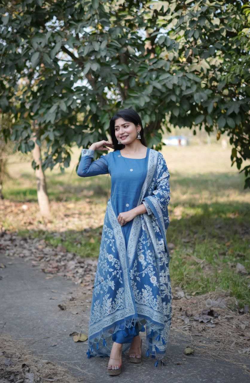 Ynf Soft Cotton KESH532 indigo suit 805 Suits & Dresses Wholesale Ladies Suits Ladies Salwar Suits Party wear suits Manufacturer