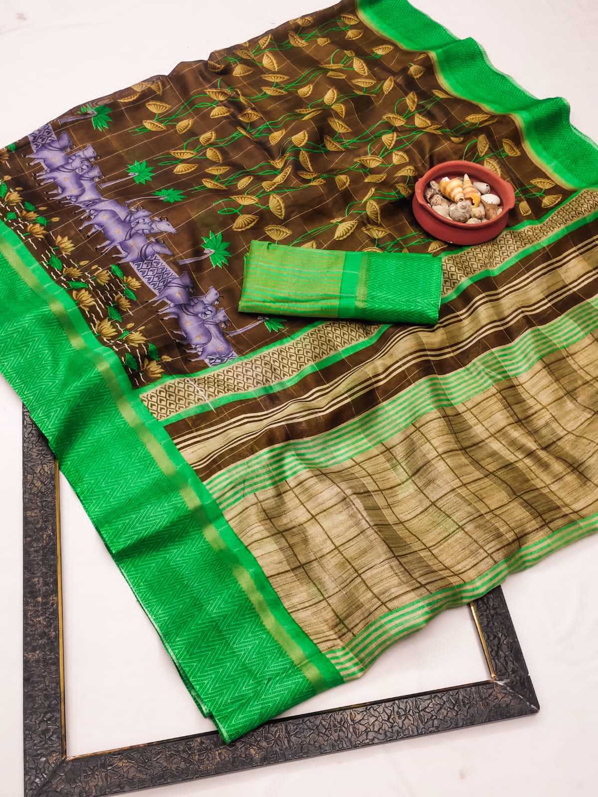 Ynf Soft Cotton RIN203 AMBAR Sarees Wholesale Designer Sarees Cotton Sarees Tussar Sarees Manufacturer