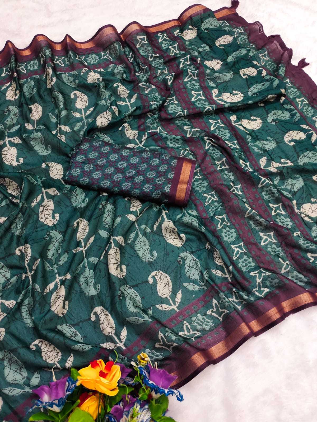 Ynf Soft Cotton RIN203 slightly Sarees Wholesale Designer Sarees Printed Sarees Cotton Sarees Manufacturer