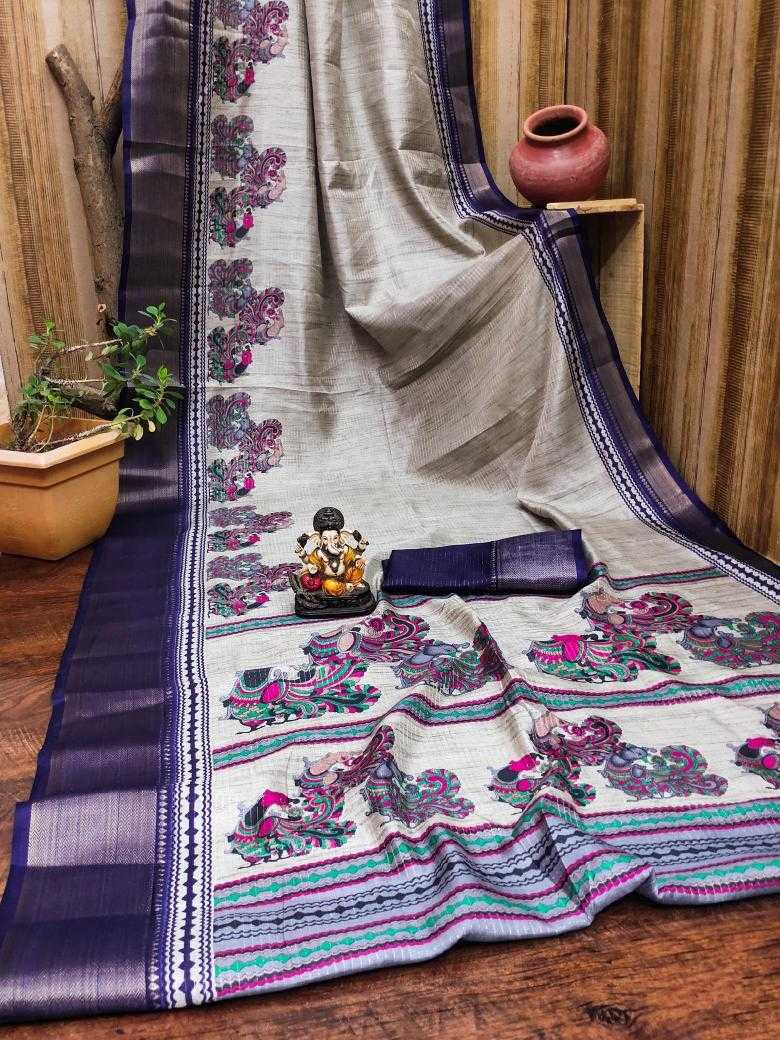 Ynf Soft Cotton Silk RIN183 BRISHTI Silk Sarees Wholesale Handloom Sarees Cotton Silk Sarees Kalamkari Silk Sarees Manufacturer