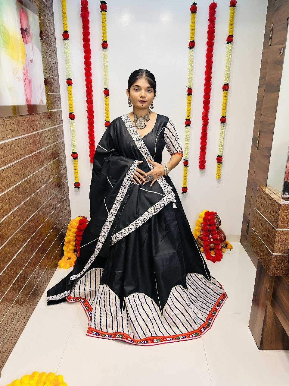 Ynf Soft Cotton Silk RIN227 7037 Lehengas Wedding Collections Festive Collections Wholesale Silk Lehenga Lehenga With Blouse Navratri Chaniya Choli Manufacturer