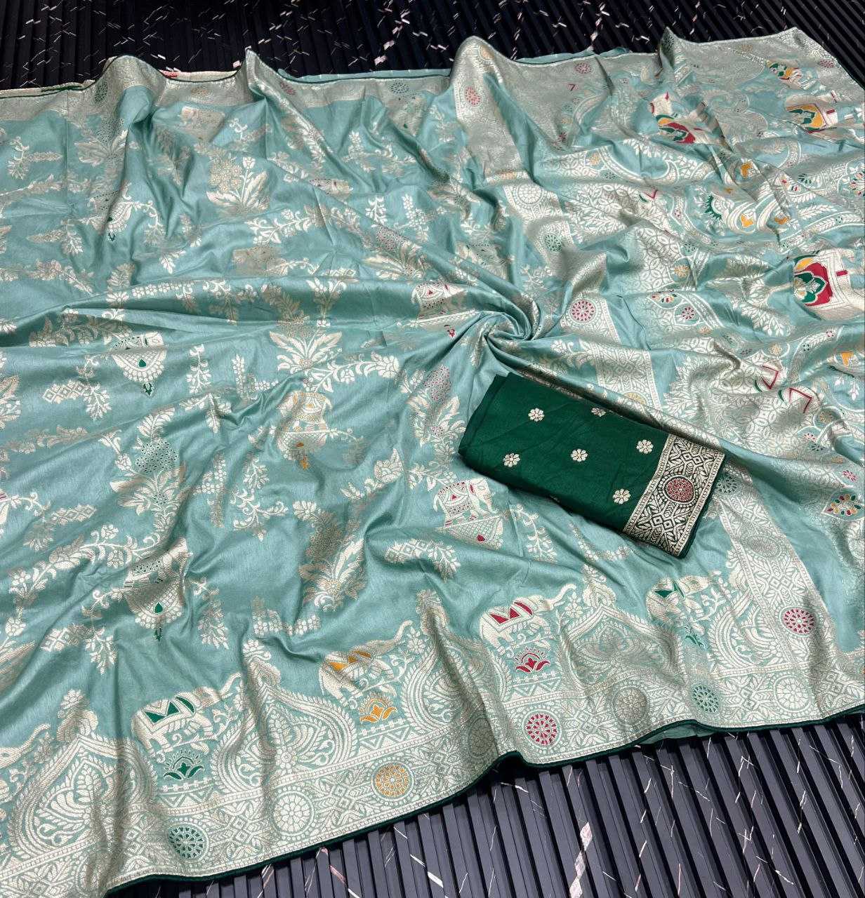 Ynf Soft Dola RIN225 936 Sarees Wedding Collections Festive Collections Wholesale Traditional Sarees Zari Sarees Sarees With Blouse Manufacturer