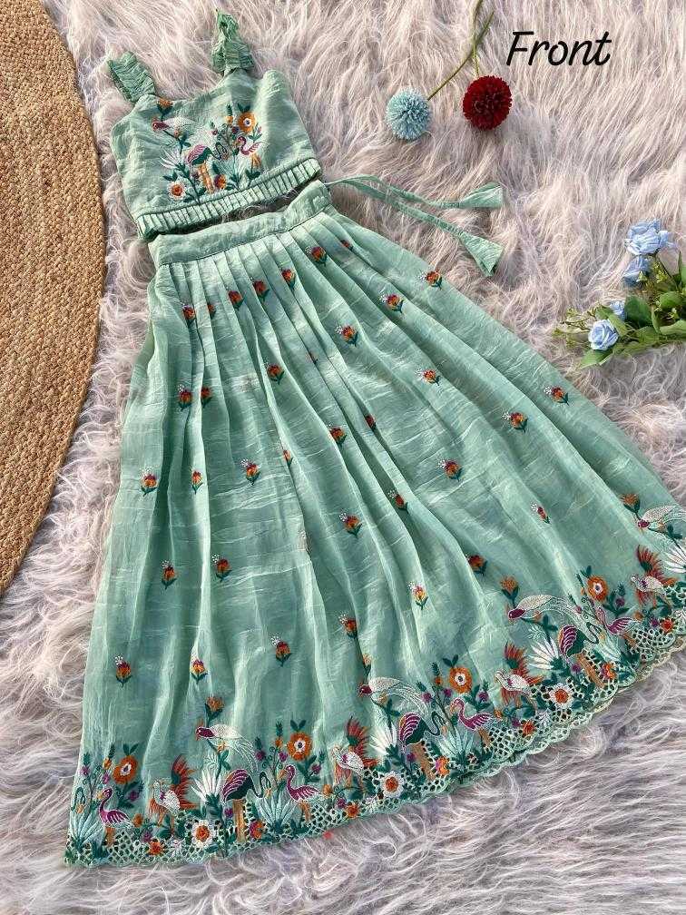 Ynf Soft Gold Crush KESH249 KPS050525 Kids Wear Wholesale Kids Lehenga Kids Lehenga Choli Baby Girl Lehenga Manufacturer