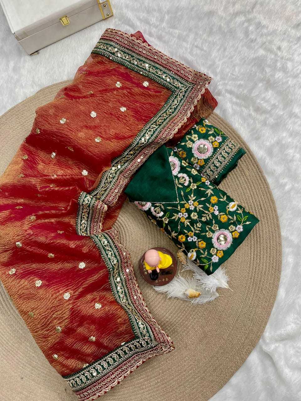 Ynf Soft Gold Crush RIN222 AAROHI Sarees Wholesale Designer Sarees Sequence Sarees Embroidered Sarees Manufacturer