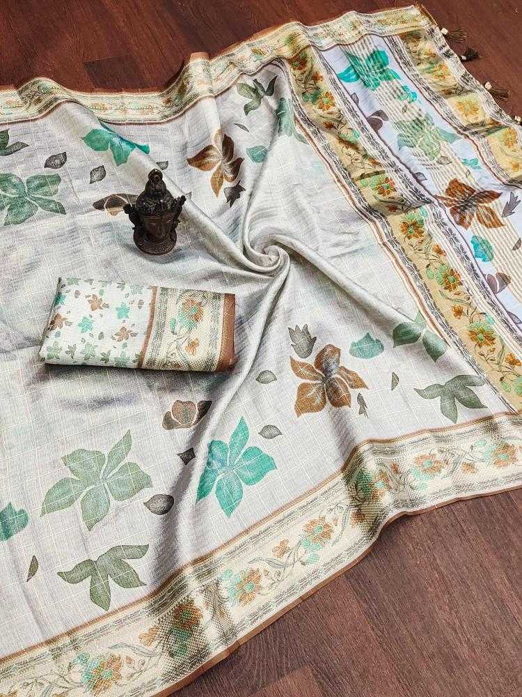 Ynf Soft Muga Silk RIN118 HIRA Silk Sarees Wholesale Banarasi Silk Sarees Printed Silk Saree Designer Silk Sarees Manufacturer