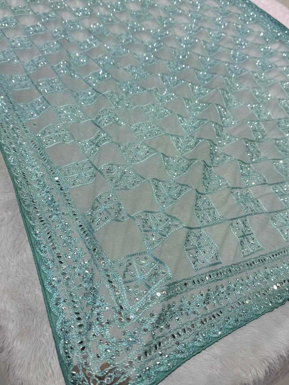 Ynf Soft Net KESH114 3430 Sarees Wholesale Embroidered Sarees Stone Work Saree Mirror Work Saree Manufacturer