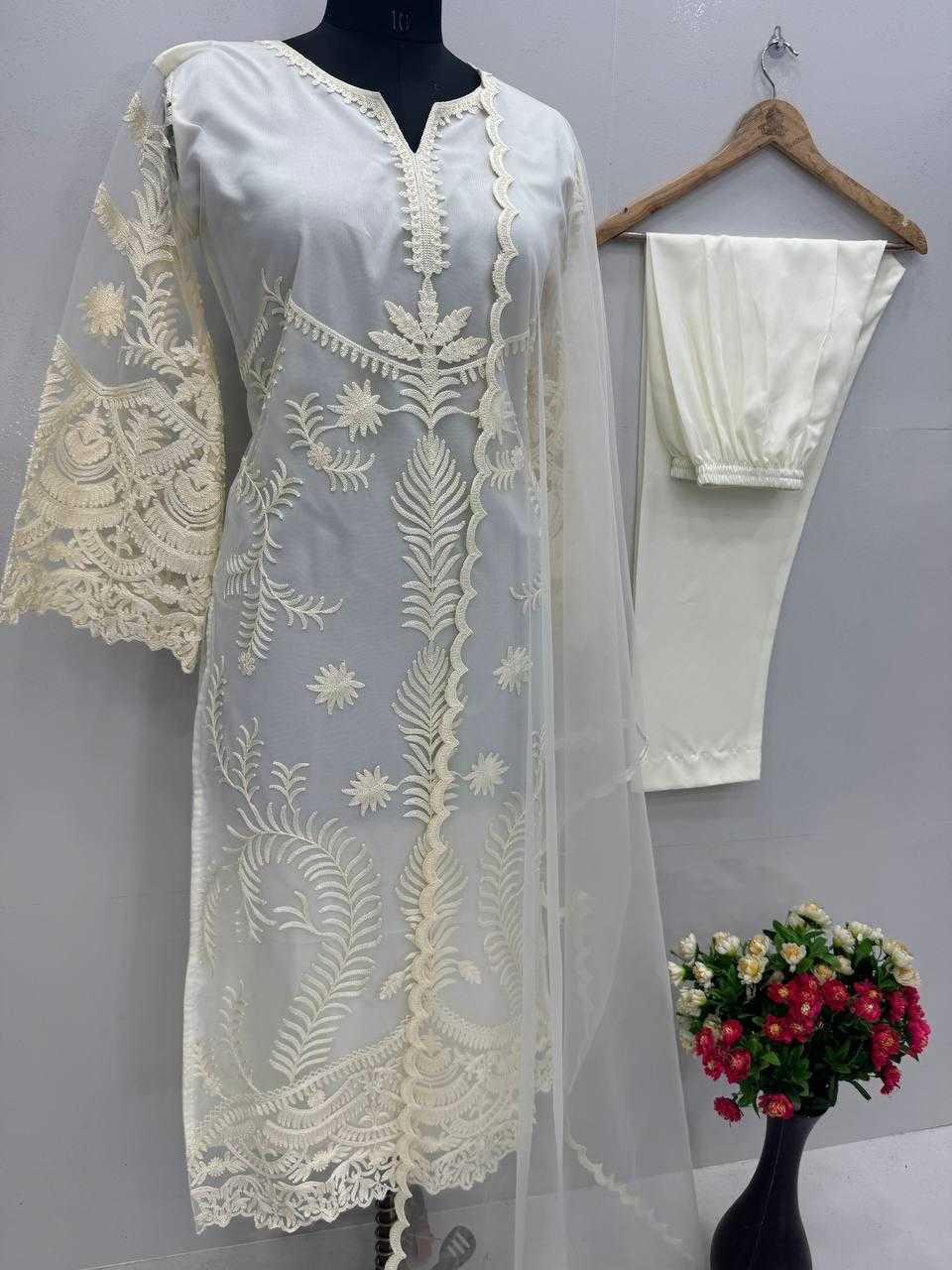 Ynf Soft Net KESH512 1683 Suits & Dresses Wholesale Ladies Suits Embroidery Suits Long Kurti Suits Manufacturer