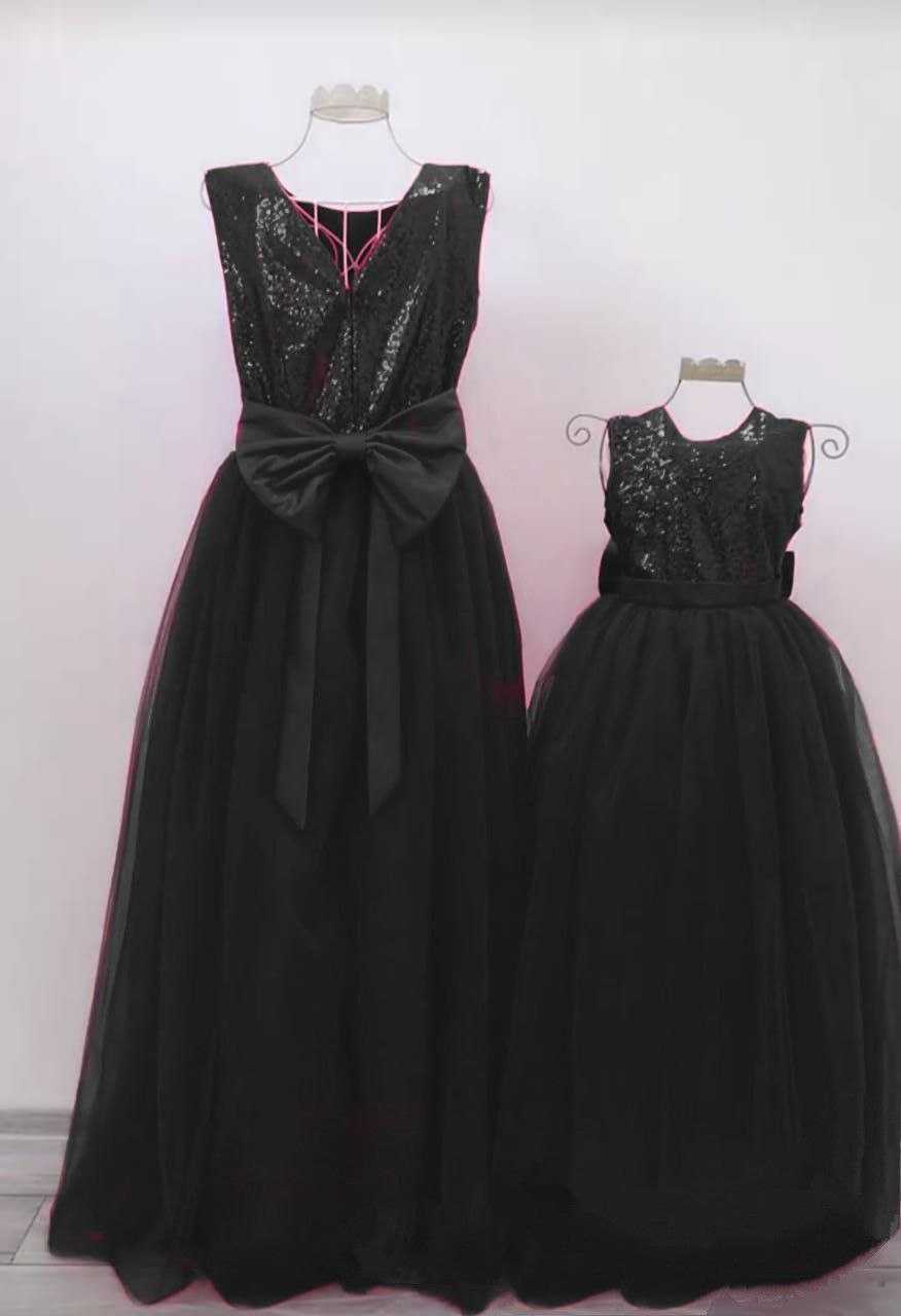 Ynf Soft Net RIN157 007 Mother & Daughter Combo Wholesale Mother Daughter Matching Gowns Manufacturer