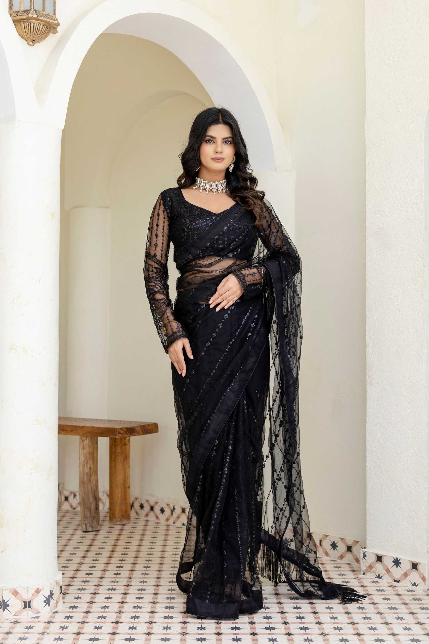 Ynf Soft Net RIN228 382 Sarees Wholesale Party Wear Sarees Fancy Sarees Sequence Sarees Embroidered Sarees Manufacturer