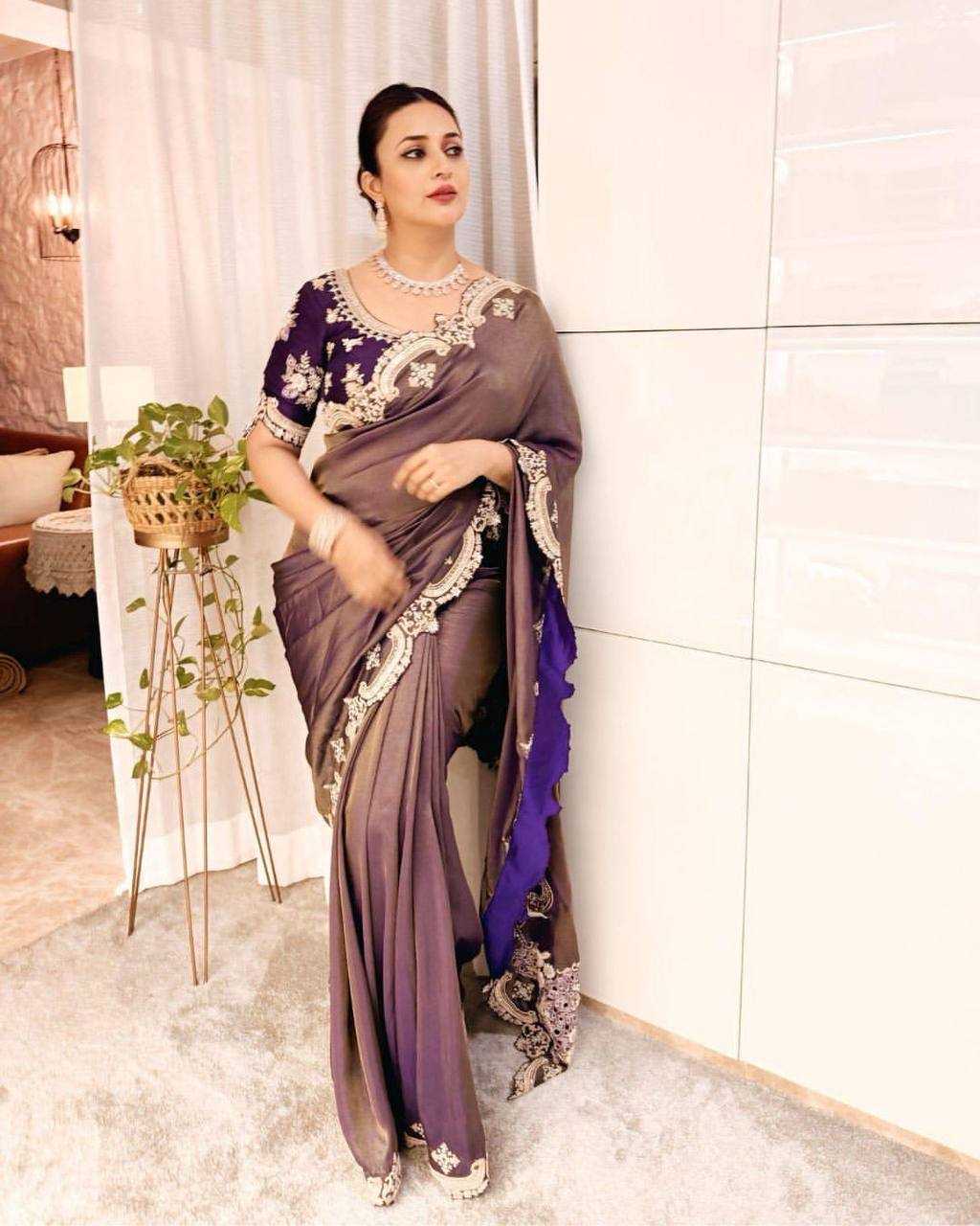Ynf Soft Silk KESH151 5475 Sarees Bollywood Collections Festive Collections Wholesale Embroidered Sarees Silk Sarees Divyanka Tripathi Manufacturer