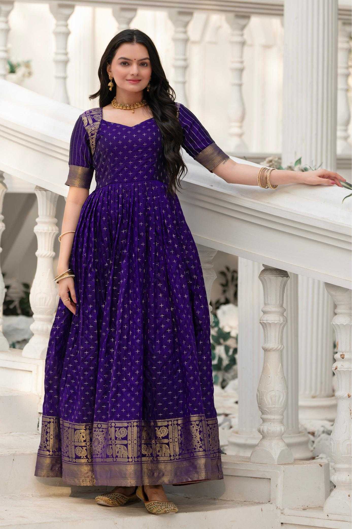 Ynf Soft Silk KESH249 graceful Gowns Plus Size Collections Wholesale Party Gowns Designer Gowns Silk Gowns Manufacturer