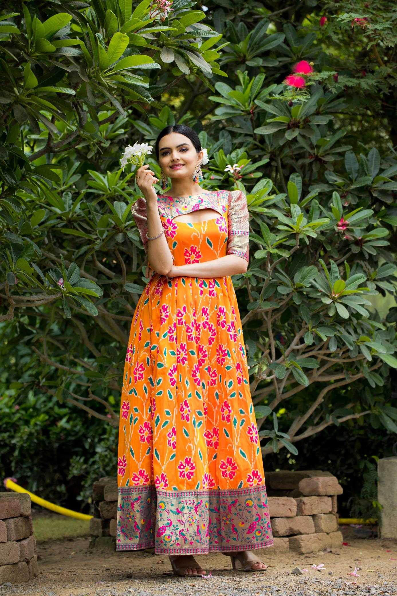Ynf Soft Silk KESH249 TANISHA Gowns Wholesale Fancy Gowns Designer Gowns Silk Gowns Manufacturer