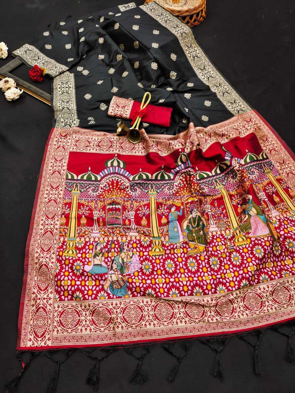 Ynf Soft Silk KESH505 HANDLOOM TAJ Sarees Wedding Collections Festive Collections Wholesale Silk Sarees Sarees With Blouse Onam Collections Manufacturer
