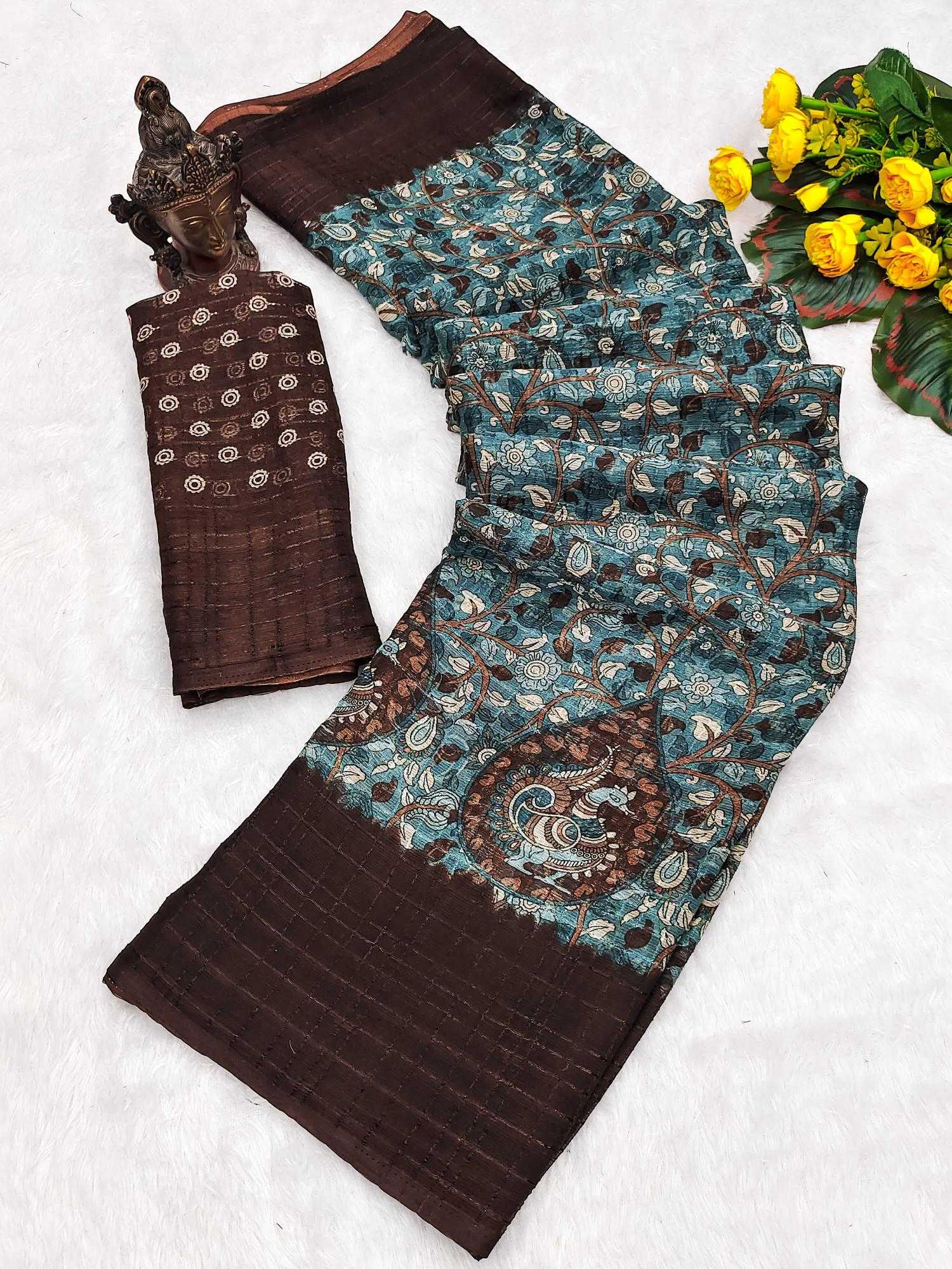 Ynf Soft Silk RIN118 SAND Silk Sarees Wholesale Soft Silk Sarees Printed Silk Saree Ikkat Silk Sarees Manufacturer
