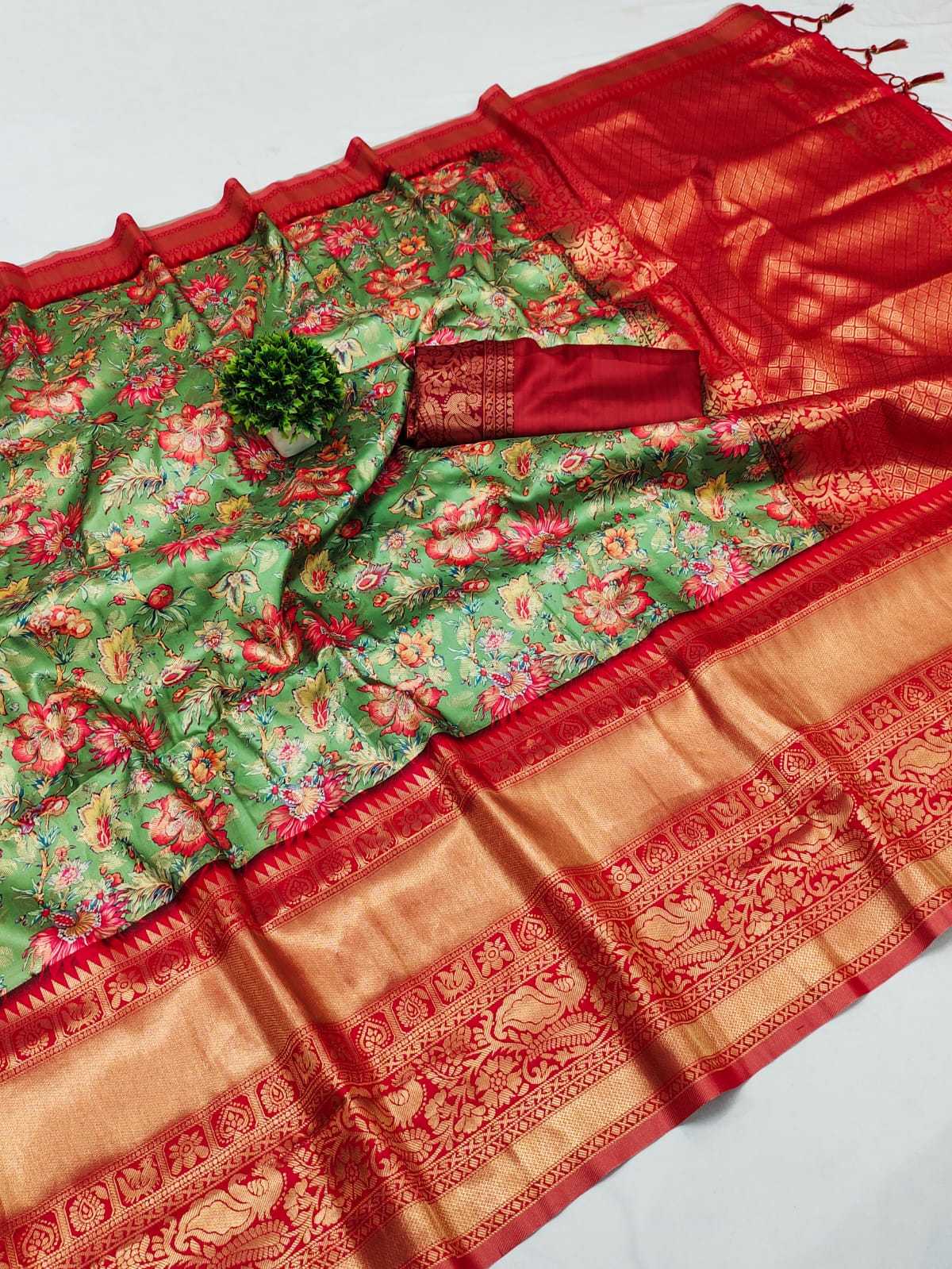 Ynf Soft Silk RIN203 rich Silk Sarees Wholesale Soft Silk Sarees Designer Silk Sarees Kalamkari Silk Sarees Manufacturer