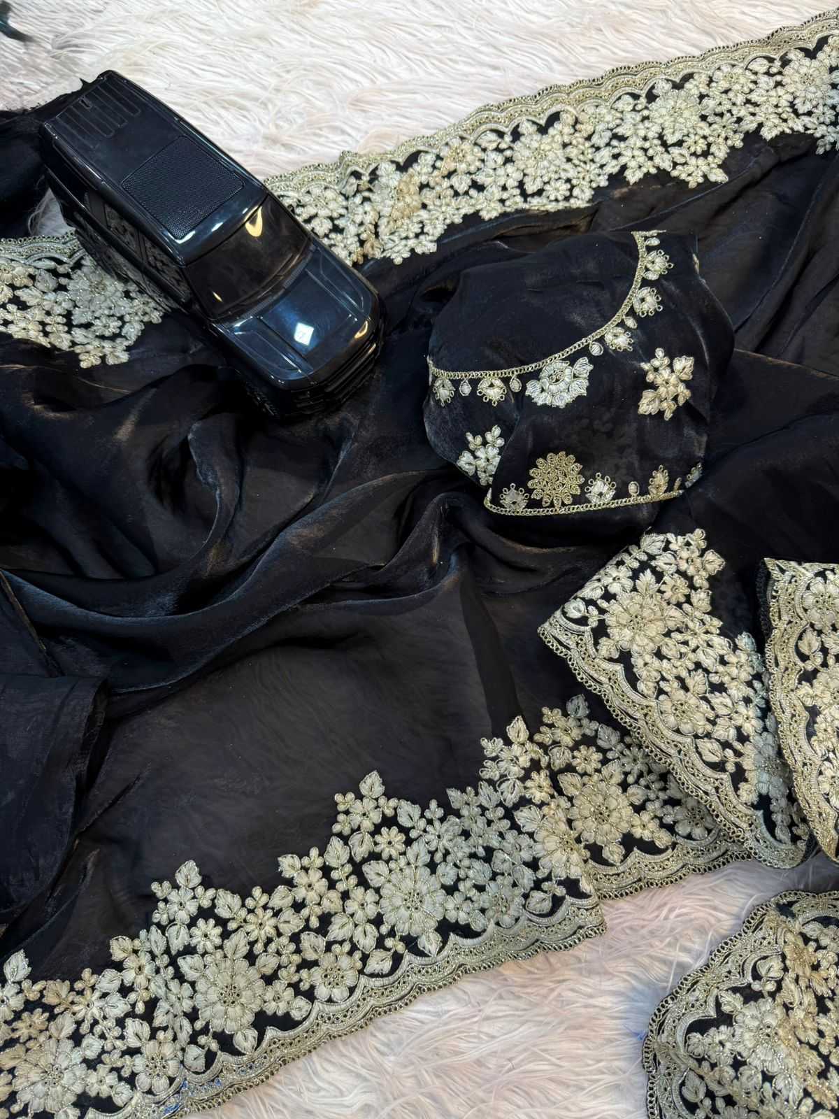 Ynf Space Silk RIN178 black addition Silk Sarees Wholesale Designer Silk Sarees Silk Sarees For Weddings Embroidered Silk Sarees Manufacturer
