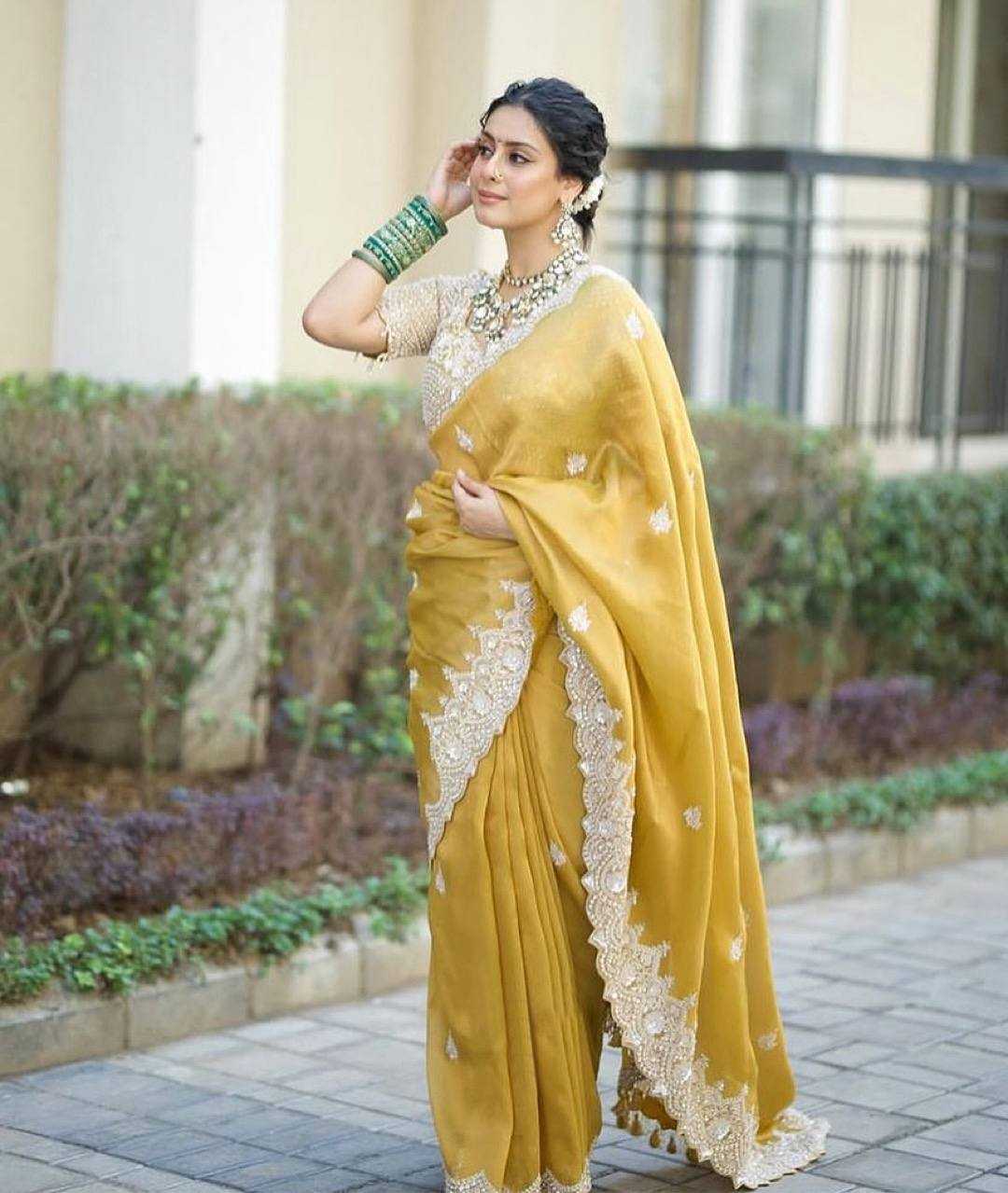 Ynf Tabby Silk KESH151 5470 Sarees Wedding Collections Festive Collections Wholesale Sequence Sarees Embroidered Sarees Silk Sarees Manufacturer