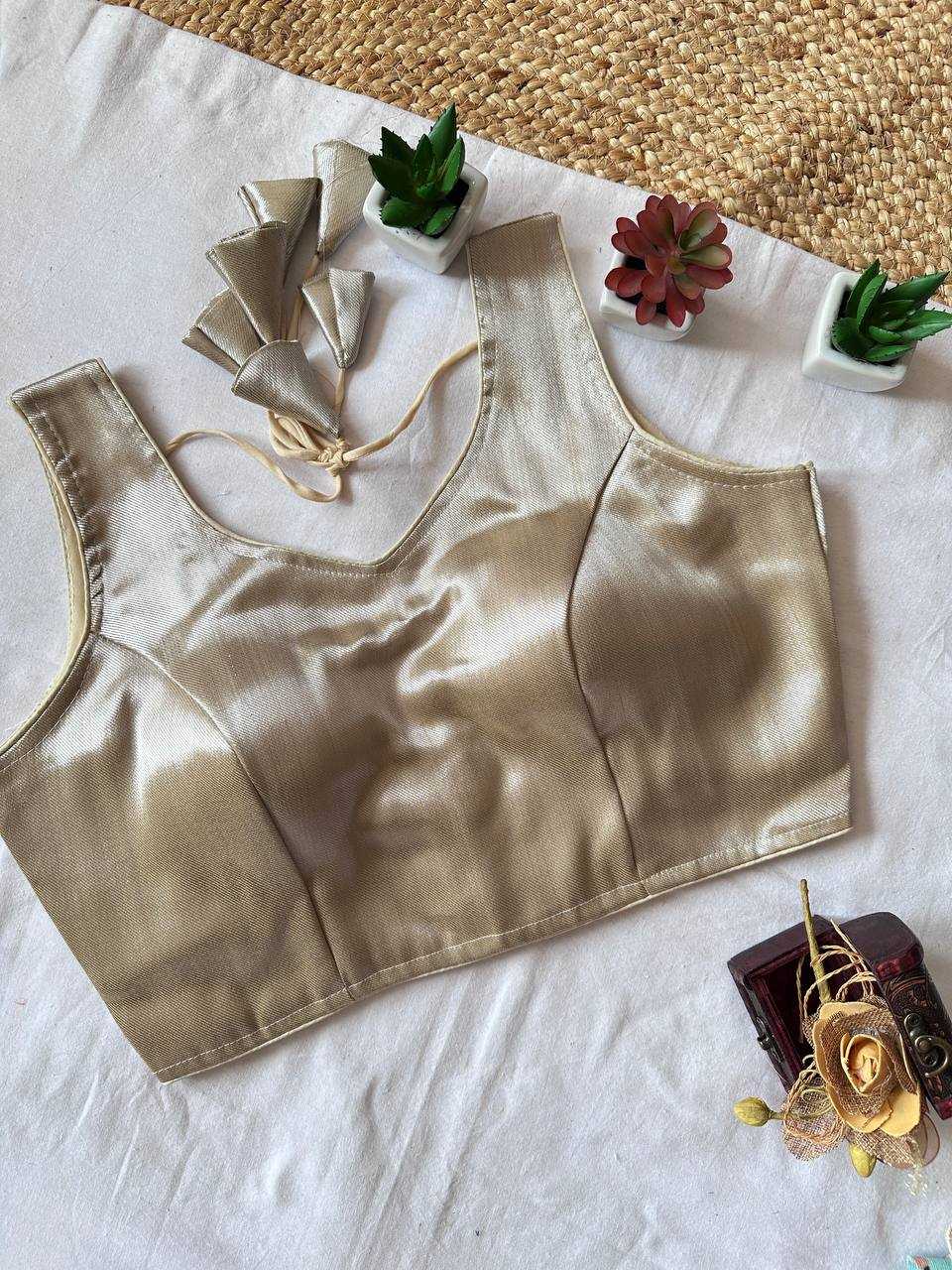 Ynf Tissue KESH437 Denim Readymade Blouses Wholesale Blouse Designer Blouse Party Wear Blouse Manufacturer