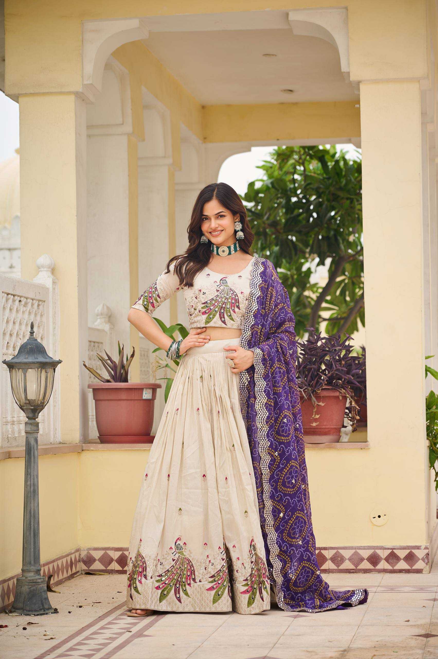 Ynf Tissue Silk KESH498 102 Lehengas Festive Collections Wholesale Silk Lehenga Navratri Chaniya Choli Onam Collections Manufacturer