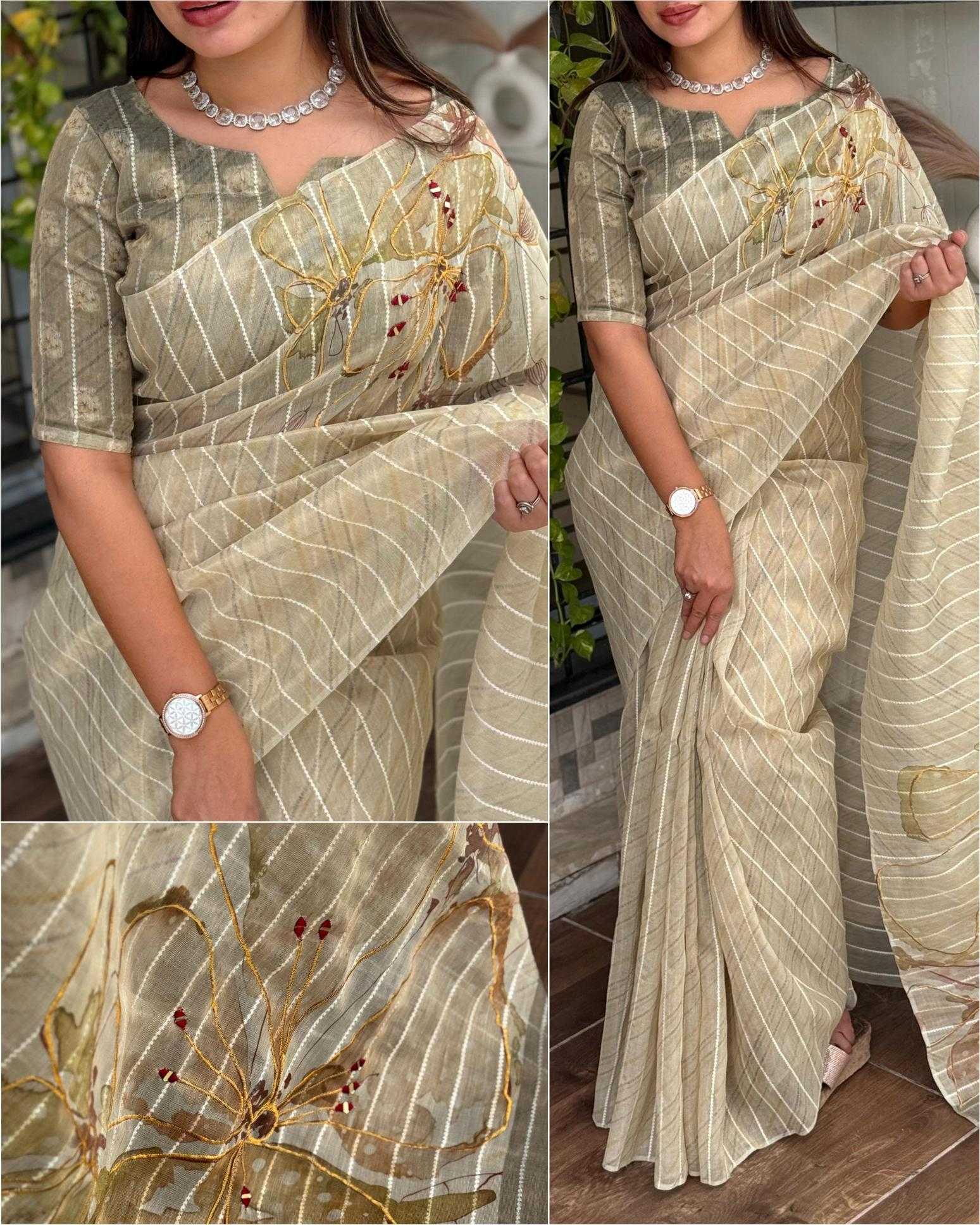 Ynf Tissue Silk KESH500 Aarohi Silk Sarees Wholesale Printed Silk Saree Designer Silk Sarees Silk Sarees For Weddings Manufacturer
