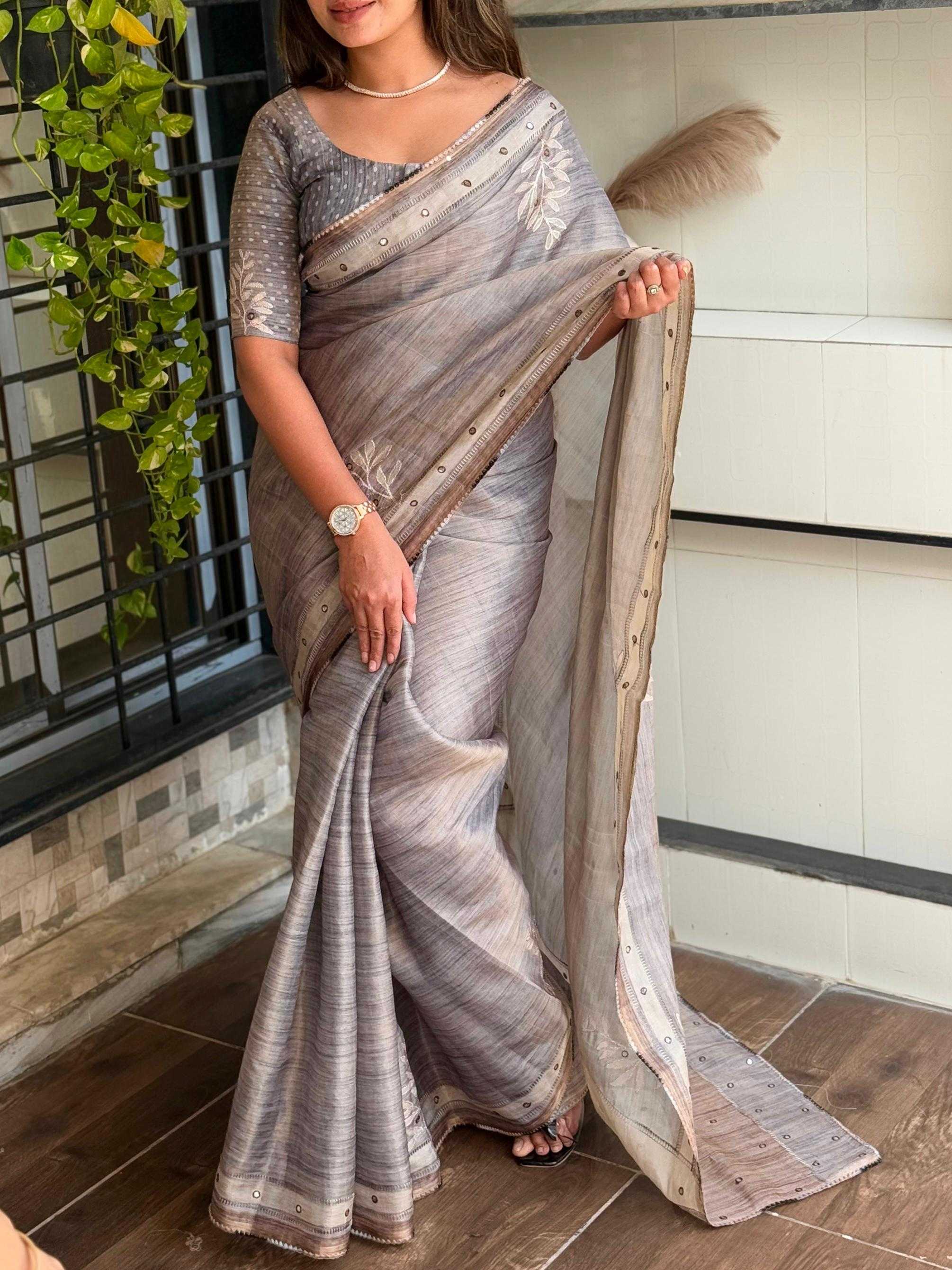 Ynf Tissue Silk KESH500 Sangini Silk Sarees Wholesale Printed Silk Saree Designer Silk Sarees Embroidered Silk Sarees Manufacturer