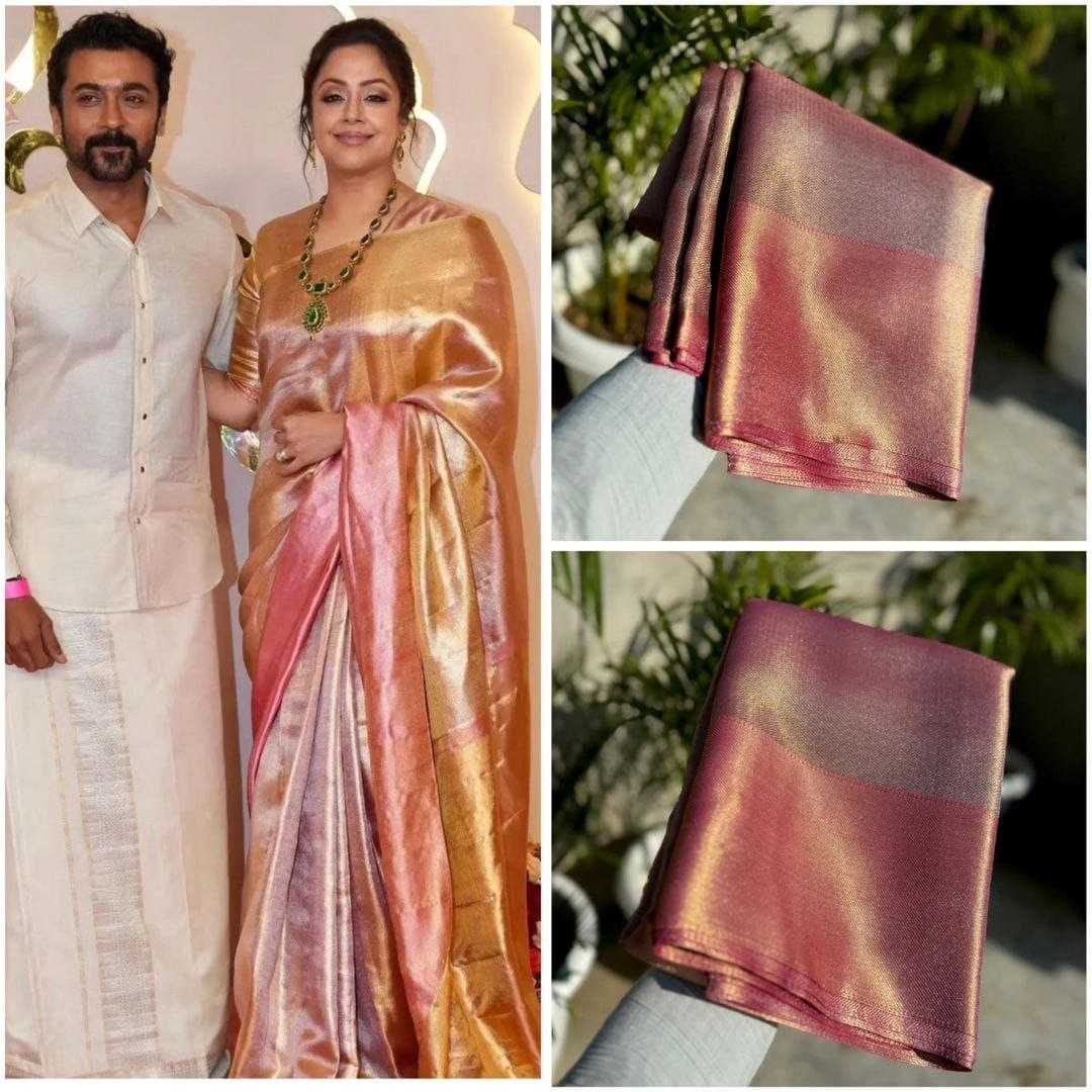 Ynf Tissue Silk KESH525 JYOTHIKA BRIDAL TISSUE Silk Sarees Wholesale Soft Silk Sarees Manufacturer