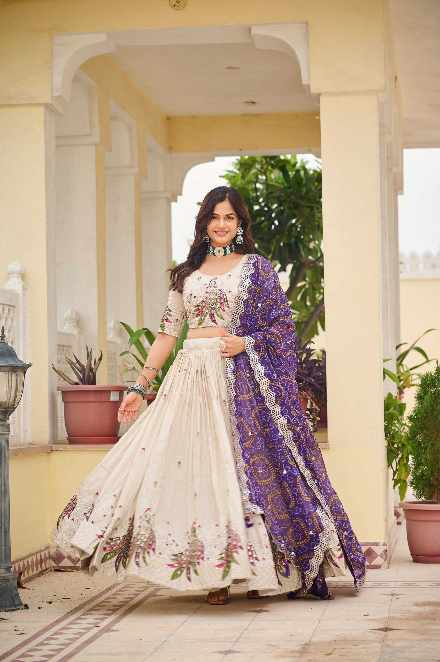 Ynf Tissue Silk RIN197 3083 Lehengas Wholesale Designer Lehenga Silk Lehenga Wedding Lehenga Manufacturer