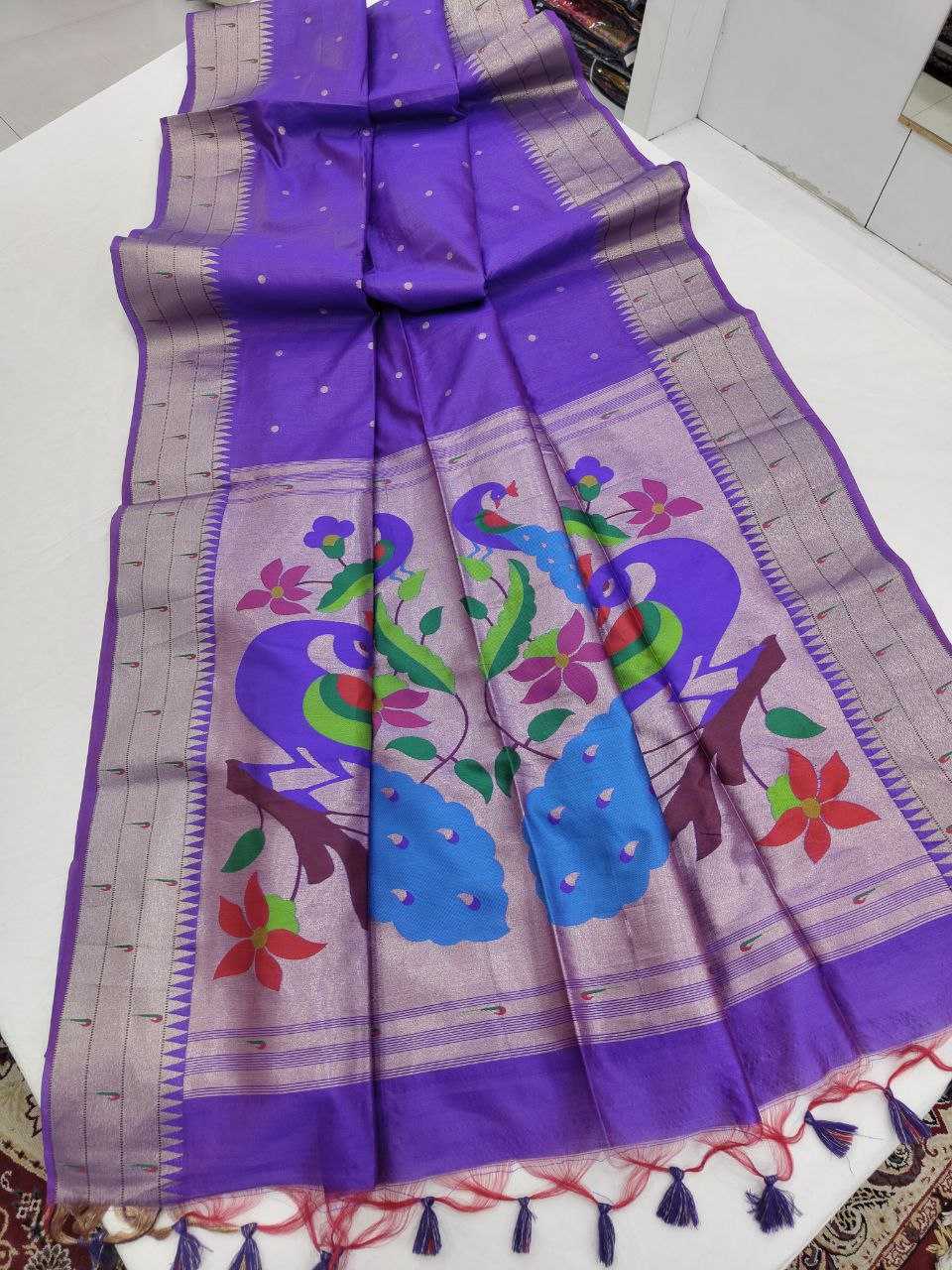 Ynf Tussar Silk KESH505 Antarang Paithani Sarees Wholesale Designer Sarees Party Wear Sarees Traditional Sarees Manufacturer