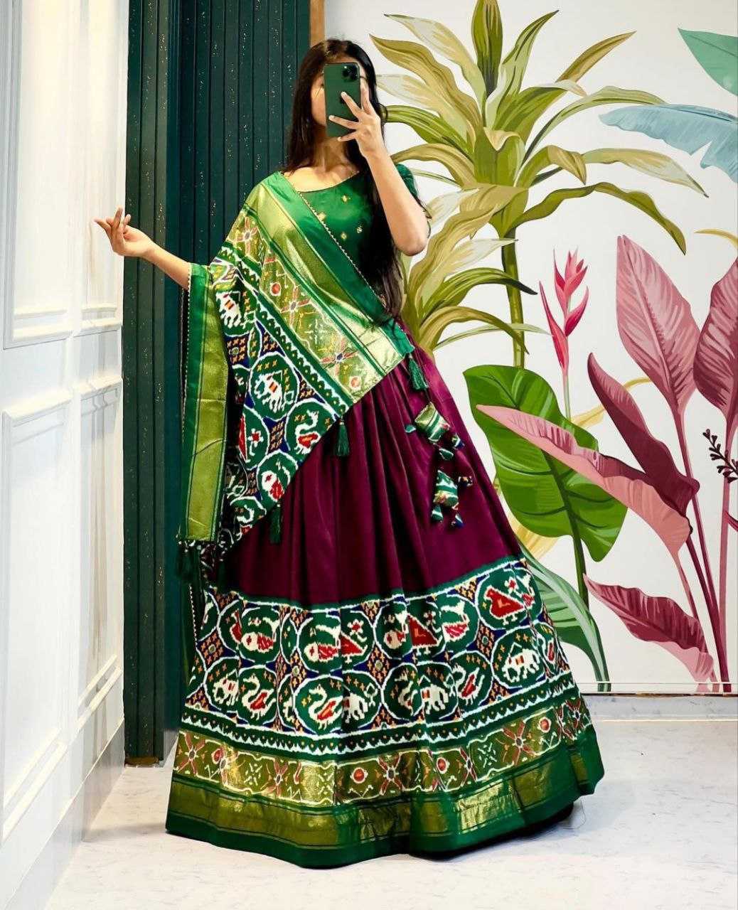 Ynf Tussar Silk KESH511 Mayuri lehenga Festive Collections Wholesale Navratri Chaniya Choli Manufacturer