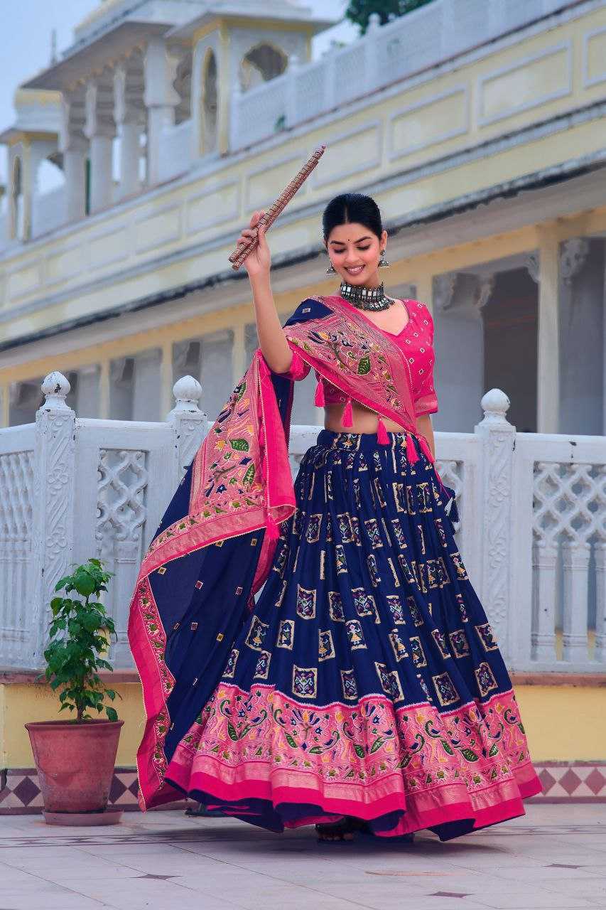 Ynf Tussar Silk KESH511 Mor Festive Collections Wholesale Navratri Chaniya Choli Manufacturer