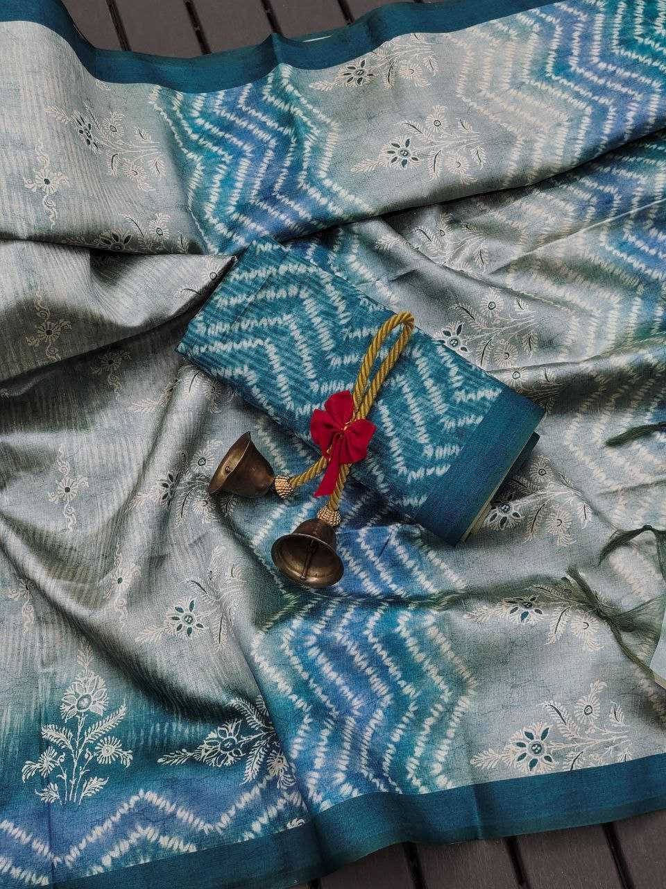 Ynf Tussar Silk KESH532 YOGITA 114 Sarees Wedding Collections Festive Collections Wholesale Floral Sarees Traditional Sarees Tussar Sarees Manufacturer